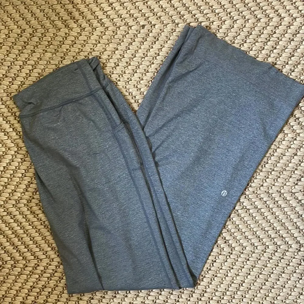 Lululemon -  Y2K Still Pant Gym Leggings - Heathered Deep Coal - Grey -  Size 4 - Picture 12 of 12
